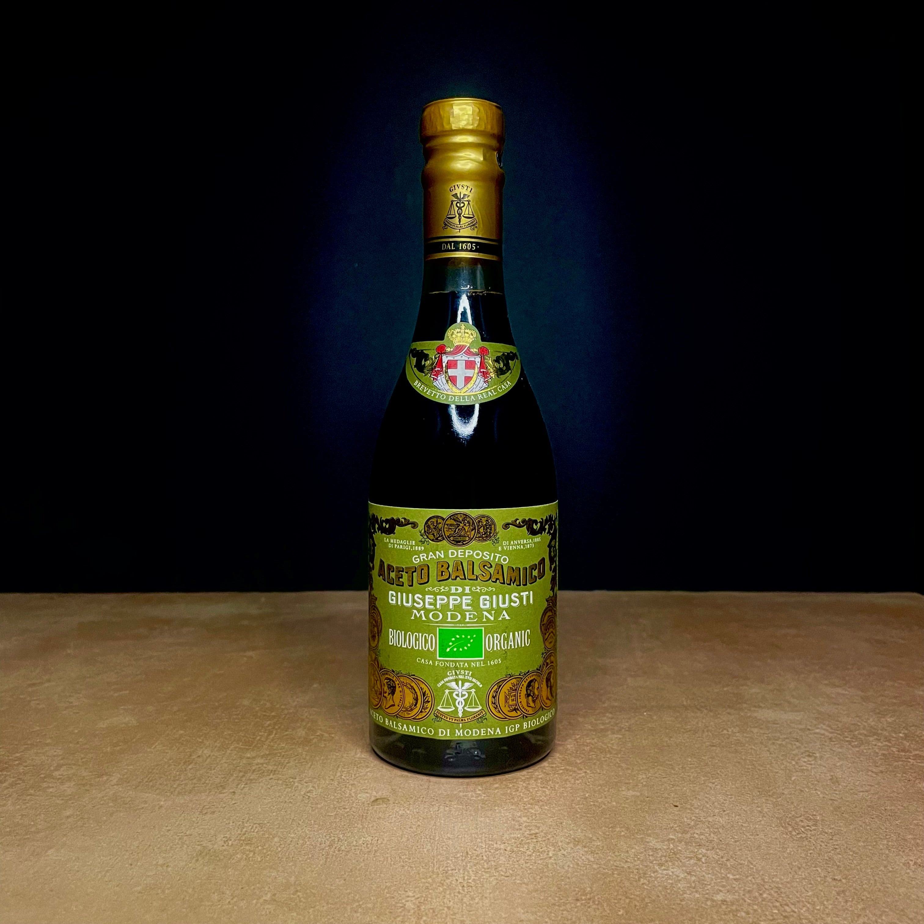 Giuseppe Giusti Organic 3 Gold Medal Balsamic Vinegar Of Modena I.G.P 250ml Olives&Oils(O&O)